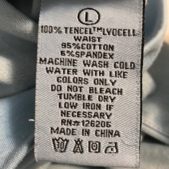 Just Living Eco friendly Palazzo Fold Over TENCEL Jeans. Size Large - Picture 7 of 8